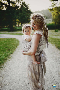 Chusta do noszenia dziecka Natural Wildness 4,6 m/II gatunek