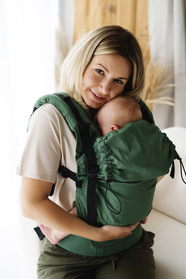 Nosidełko dla dzieci Prime Linen Matcha v3 DEMO