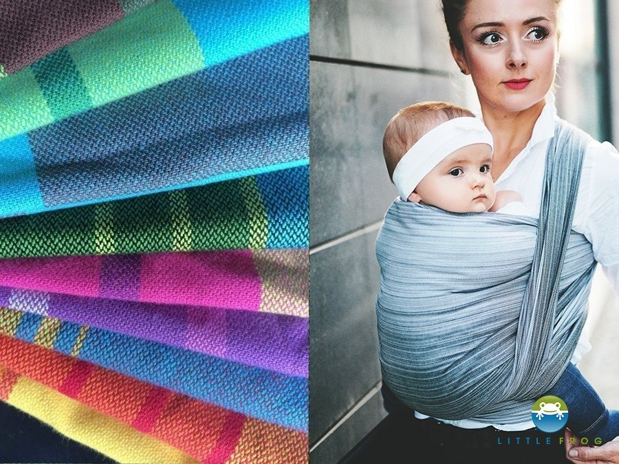 Ścinki / końcówki chust Little Frog 60-150 cm - Angelit (cena za 1kg)