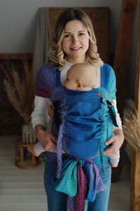 Nosidełko dla dziecka Cross Hybrid TENCEL™ Aurora Cube