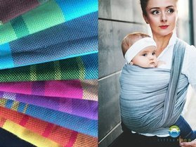 Ścinki / końcówki chust Little Frog 60-150 cm - Angelit (cena za 1kg)