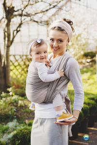 Ścinki / końcówki chust Little Frog 60-150 cm - KWARC (cena za 1kg)