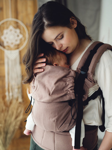 Nosidełko dla dzieci Prime Linen Mocha/ II gatunek