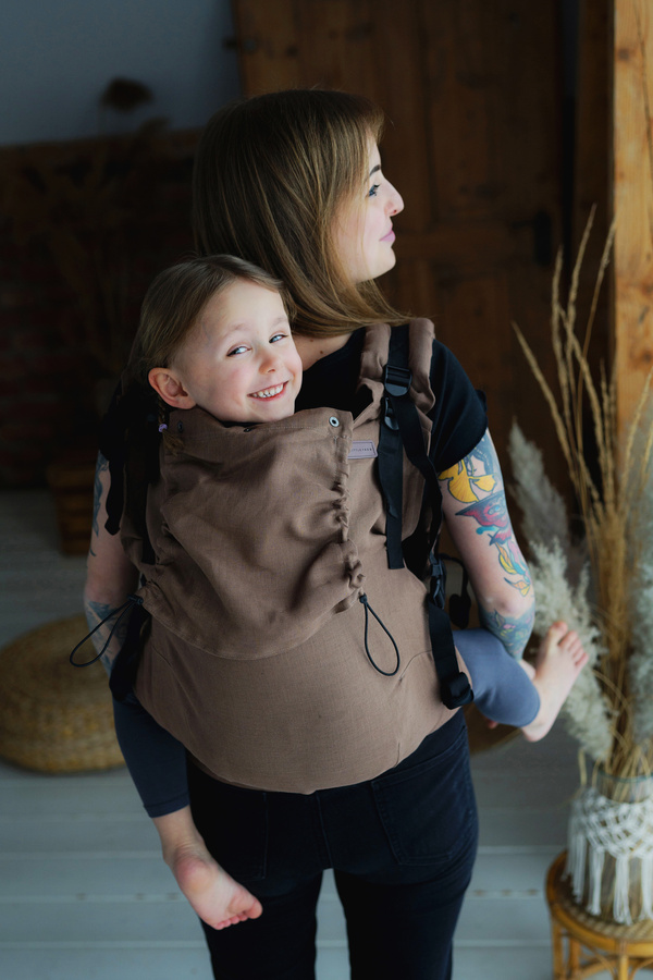 Nosidełko Preschooler - Linen Bali Wood